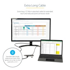 StarTech.com Usb C Multiport Adapter - DKT30CHPD3